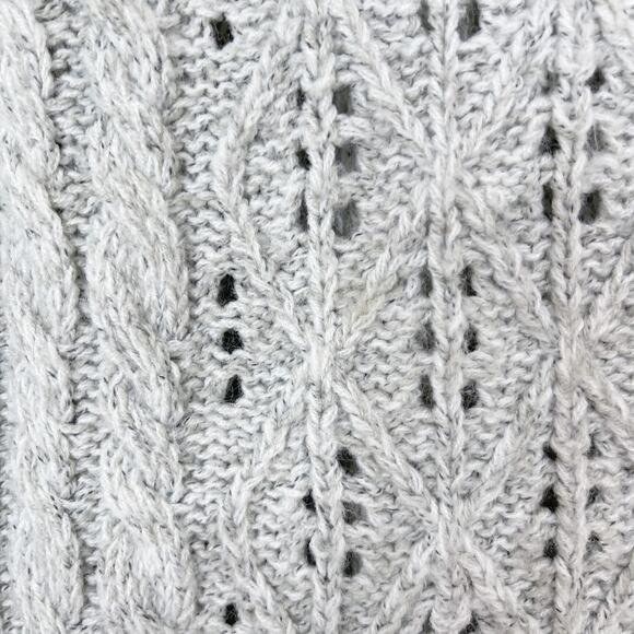 Blossom & Clover Womens XSmall XS Heather Gray Cowl Neck Knit Sweater - Picture 6 of 10